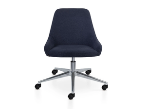 PREMIERE 5 WAYS - Upholstered swivel fabric office chair _ 5A Design